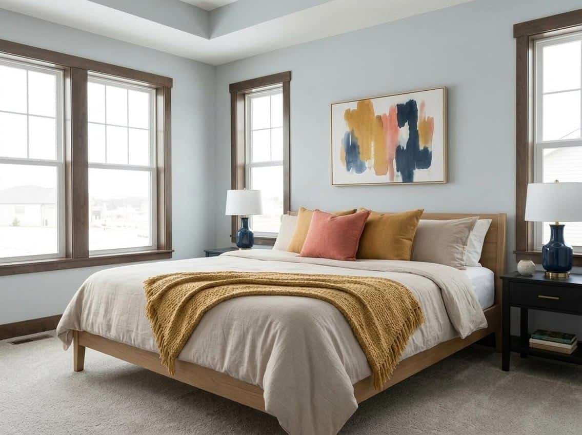 sw north star on bedroom walls