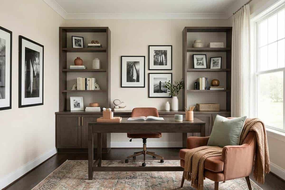 sw origami white home office paint
