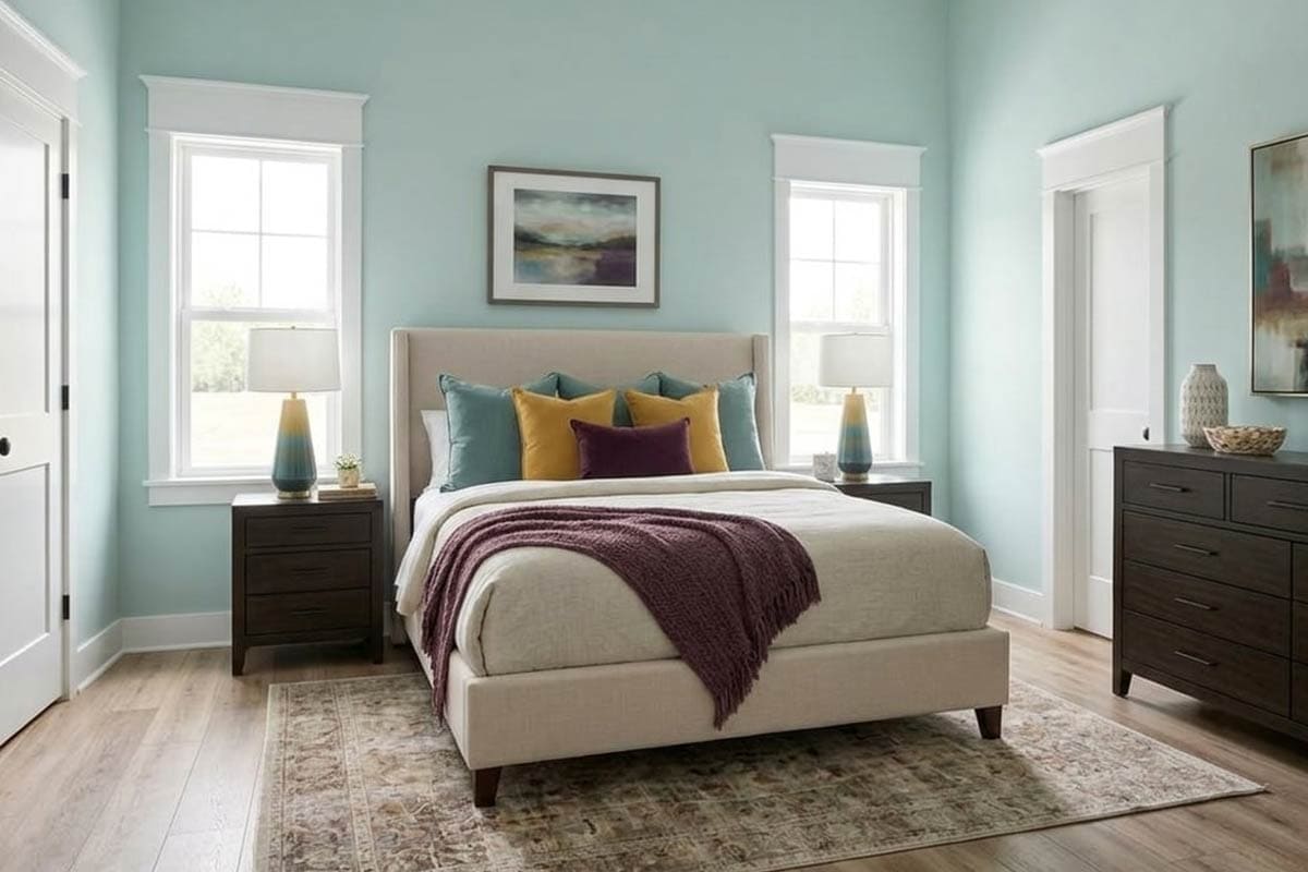 sw tidewater in primary bedroom