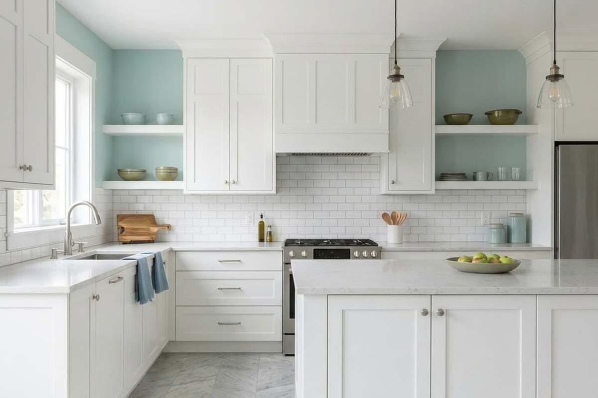 sw watery painted in kitchen