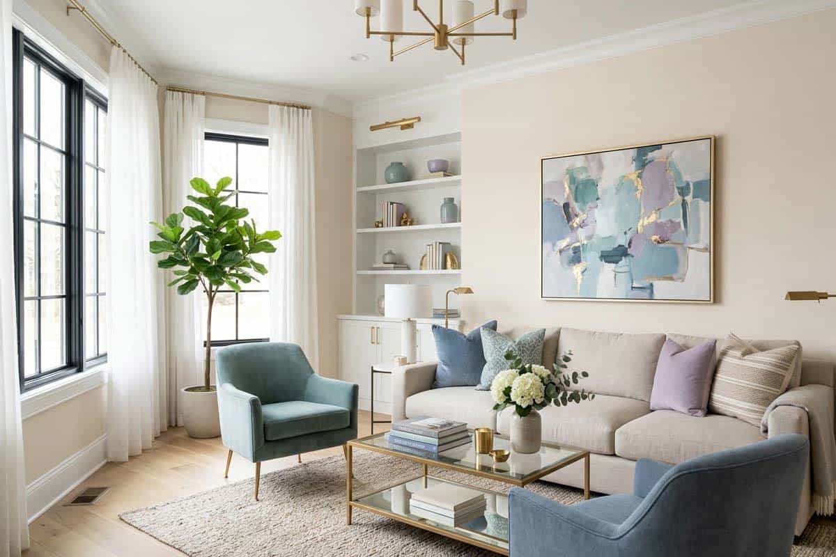 sw white flour in small living space