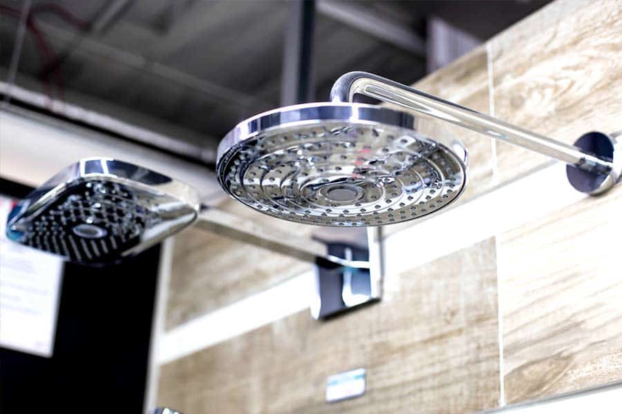trendy chrome showerhead ex