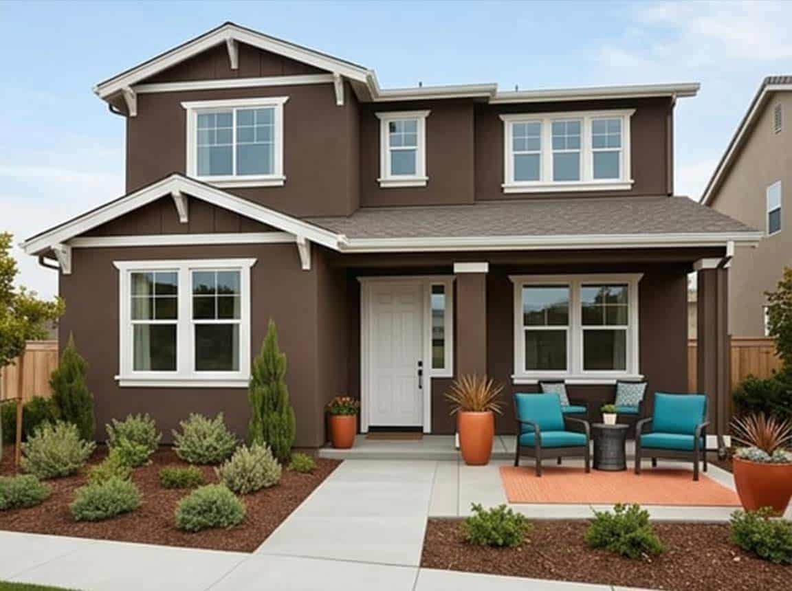 turkish coffee paint color on exterior