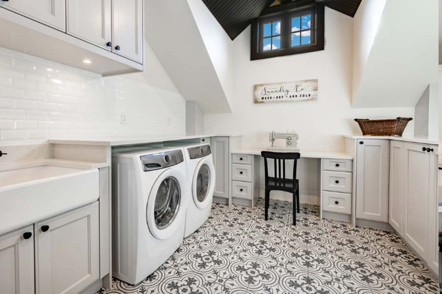 updated laundry room