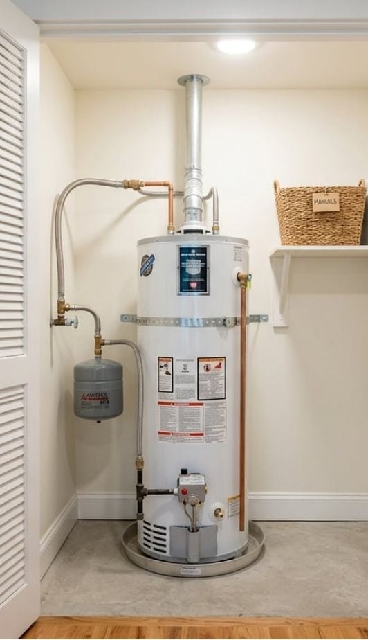 water heater utility closet check water heater utility closet check