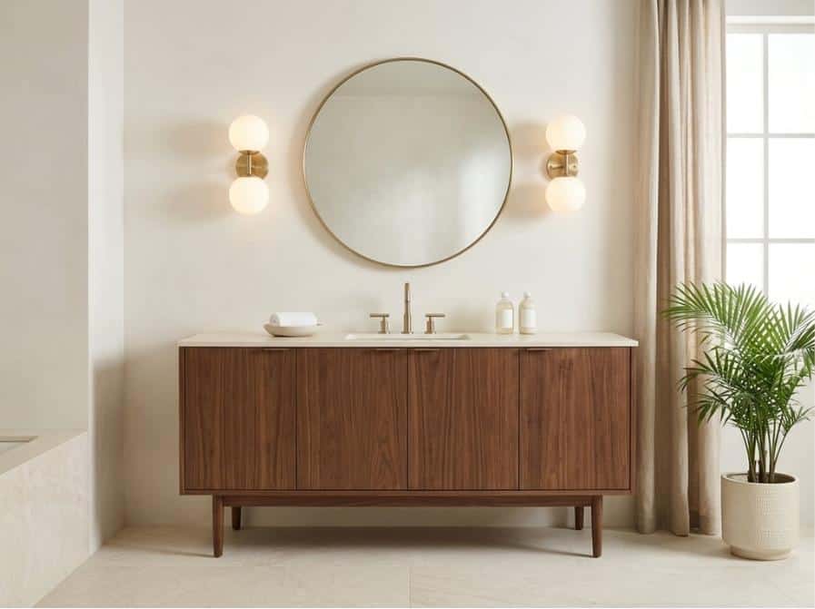 west elm mid century bathroom look hdr