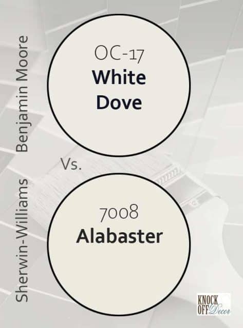 Benjamin Moore White Dove vs Sherwin Williams Alabaster: A Color Showdown